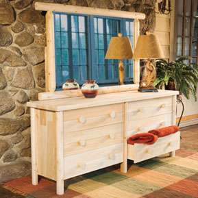   cedar dresser. The solid cedar construction ensures years of lasting