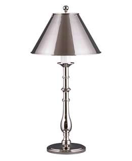 Lighting Enterprises Polished Nickel Candlestick Table Lamp   Home 