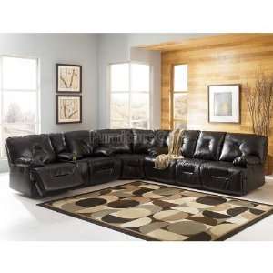 Ashley Furniture DuraBlend   Black Reclining Sectional 23700 sectional