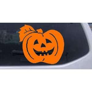 Orange 18in X 15.8in    Jack O Lantern Halloween Other Car Window Wall 