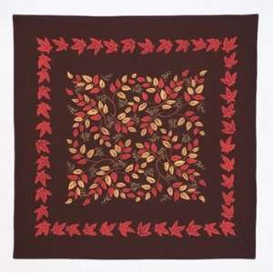  Autumn Leaves Brown Napkins