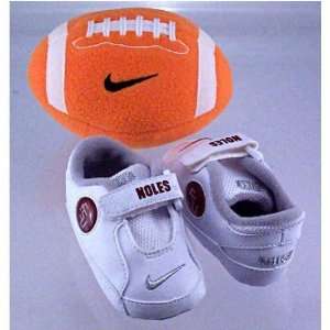  Nike Florida State Seminoles (FSU) Baby Shoes & Football 