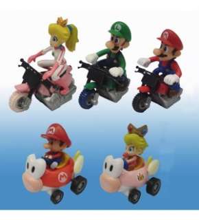 Super Mario Bros Mario Kart Set Of 5 *New*  