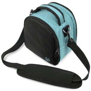 Laurel Edition Compact Sky Blue / Baby Blue Nylon Camera Carrying Bag 