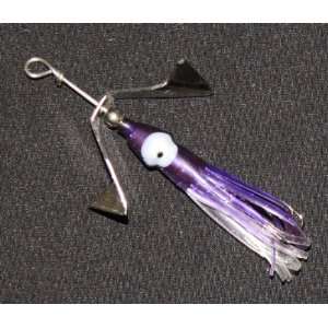   oz. Purple/Silver Squidy Inline Spinner Bait