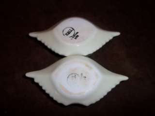 Vintage White HALL CHINA Crab Shell Seafood Baking Dishes  