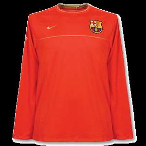 Nike FC BARCELONA LW Training TOP 2008 2009 SOCCER CORAL Brand New 