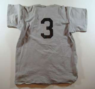 Vintage Southland Athletic MFG Co. Baseball Uniform Shirt Light Gray 