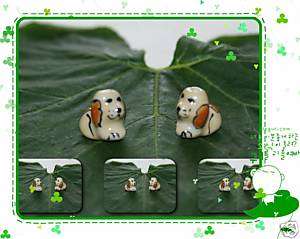 Lucky 10pcs handcrafted porcelain beads ★dog★  