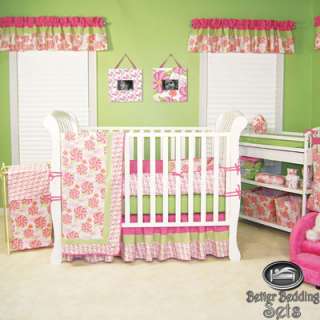  Pink Hawaii For Crib Nursery Blanket Bed Linen Bedding Set  