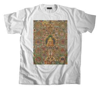 Art T Shirt Buddha Bhutanese Complete Mandala  