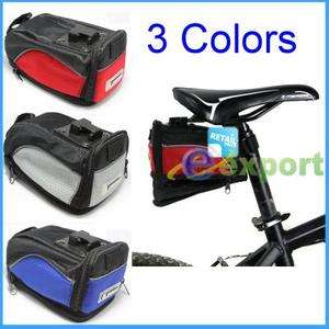 Cycling Bike Bicycle Outdoor Saddle Seat Bag Quick Release Tail Rear 