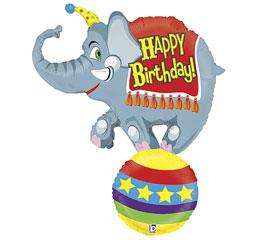 Circus Big top Elephant 1st First Birthday Party Balloons Decorations 