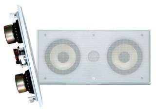 Dual 5.25 2 Way IN Wall Center Channel Speaker System  