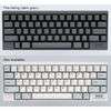  Keyboard Professional 2 PD KB400B Dark Gray Printed Keycaps Black 