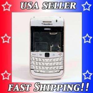 WHITE Blackberry Bold 2 9700 Full Housing Chrome Bezel  