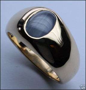 Star Sapphire Gemstone Ring for Men   2.73ct Star Sapph  