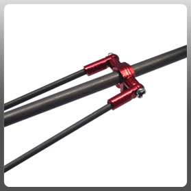 Blade MCP X CNC Aluminum Tail Boom Clamp (Red) MCPX816 R  