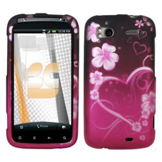 FOR NW HTC Sensation 4G T MOBILE PHONE BLACK PINK COVER  