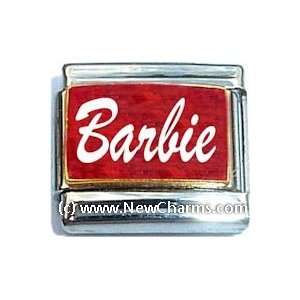  Barbie Red Italian Charm Bracelet Jewelry Link Jewelry
