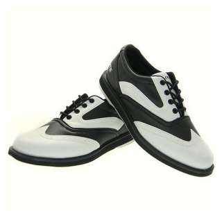 Elite Mens Retro Bowling Shoes  Black/White  