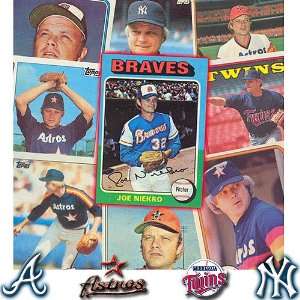  Atlanta Braves Joe Niekro Player Cards