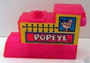 Vintage Popeye Bubble Blowing Train /Old Store Stock  