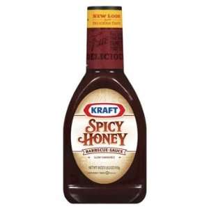 Kraft Spicy Honey Barbecue Sauce 18 oz  Grocery & Gourmet 