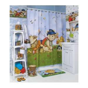    Cubby Bear Explorer Catching Insects Shower Curtain