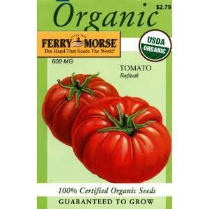  Ferry Morse 3140 Organic Tomato Seeds, Beefsteak (600 