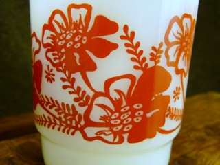   KING / AH Cups Mugs Flower Power Tulip Gingham Square Hibiscus  