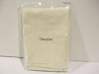 CALVIN KLEIN   Tortoise Textured Flange Ecru Euro Pillowsham  