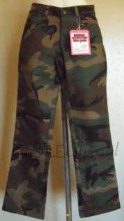 Ladies Green Camo Pants Woodland Stretch in 6 Sizes By ROTHCO  