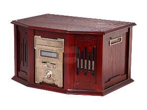    nMEDIAPC Red Wood Wood/Steel HTPC 8000 ATX Media Center 