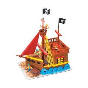   There Pirate Ship Deluxe Birthday Cake Topper Set 