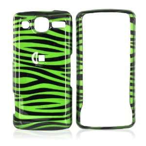  for LG Expo GW820 Hard Case Cover BLACK ZEBRA GREEN Electronics