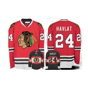  EDGE Chicago Blackhawks Authentic NHL Jerseys #24 HAVLAT RED Jersey 