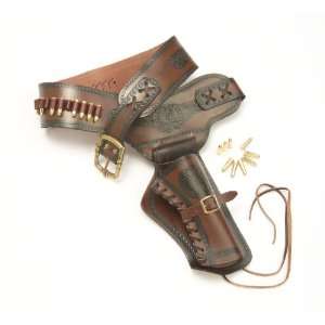  OLD WEST LEATHER HOLSTER WITH REPLICA BULLETS Everything 