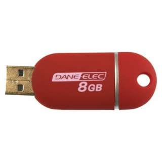 Dane Elec 8GB Capless USB Flash Drive   Red.Opens in a new window