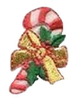 Christmas Candy Cane Embroidered Iron On Patch 304650  
