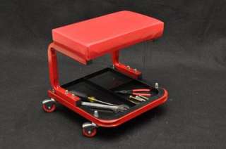 Mechanics Roller Shop Stool Seat Creeper w/ Tool Tray  