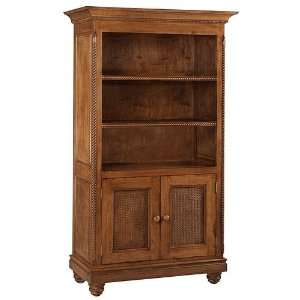  evan bookcase   doors (wood stain)
