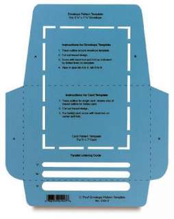 TEMPLATE STENCIL ~ 5 x 7 CARD & ENVELOPE  