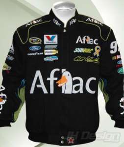2010 CARL EDWARDS AFLAC NASCAR RACING JACKET ADULT  