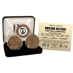 Boston Celtics 2008 NBA Champions 3 Coin Bronze Set  