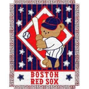  Boston Red Sox MLB Triple Woven Jacquard Throw (044 Series 