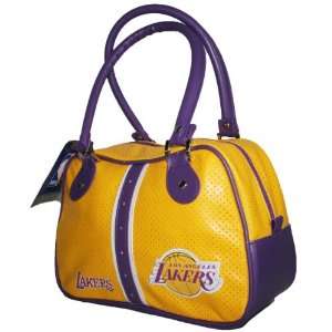  Lakers Bowler Bag Style Handbag Purse Ladies Bag