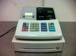 Sharp Electronic Cash Register XE A102 W/Keys  