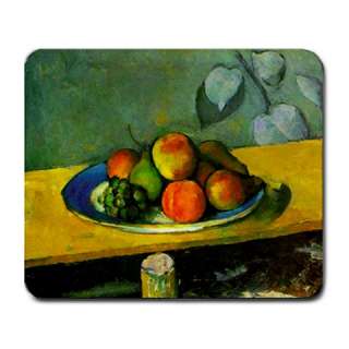Paul Cezanne Apples Peaches Pears Grapes Mouse Pad Mat  