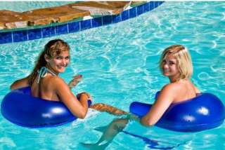 New Pair Set 2 Inflatable Water Lounge Chairs Pool Raft  